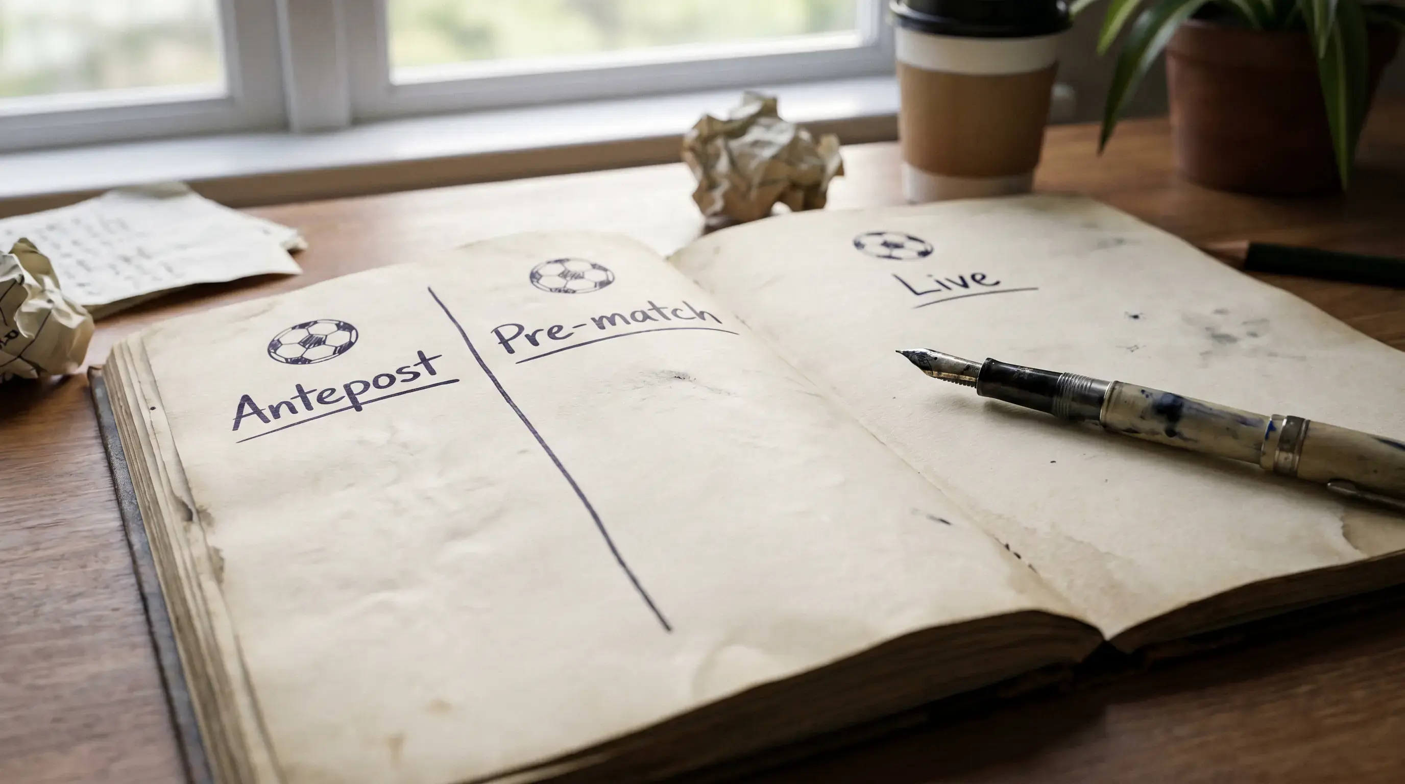 Schema visivo che mette a confronto antepost prematch e live