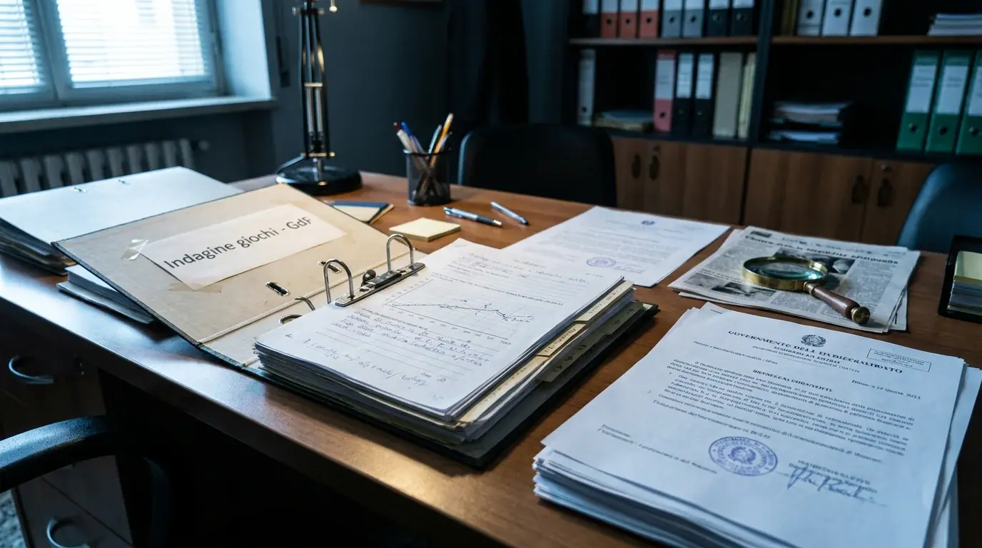 Foto simbolica del lavoro investigativo della Guardia di Finanza in materia di gioco illegale