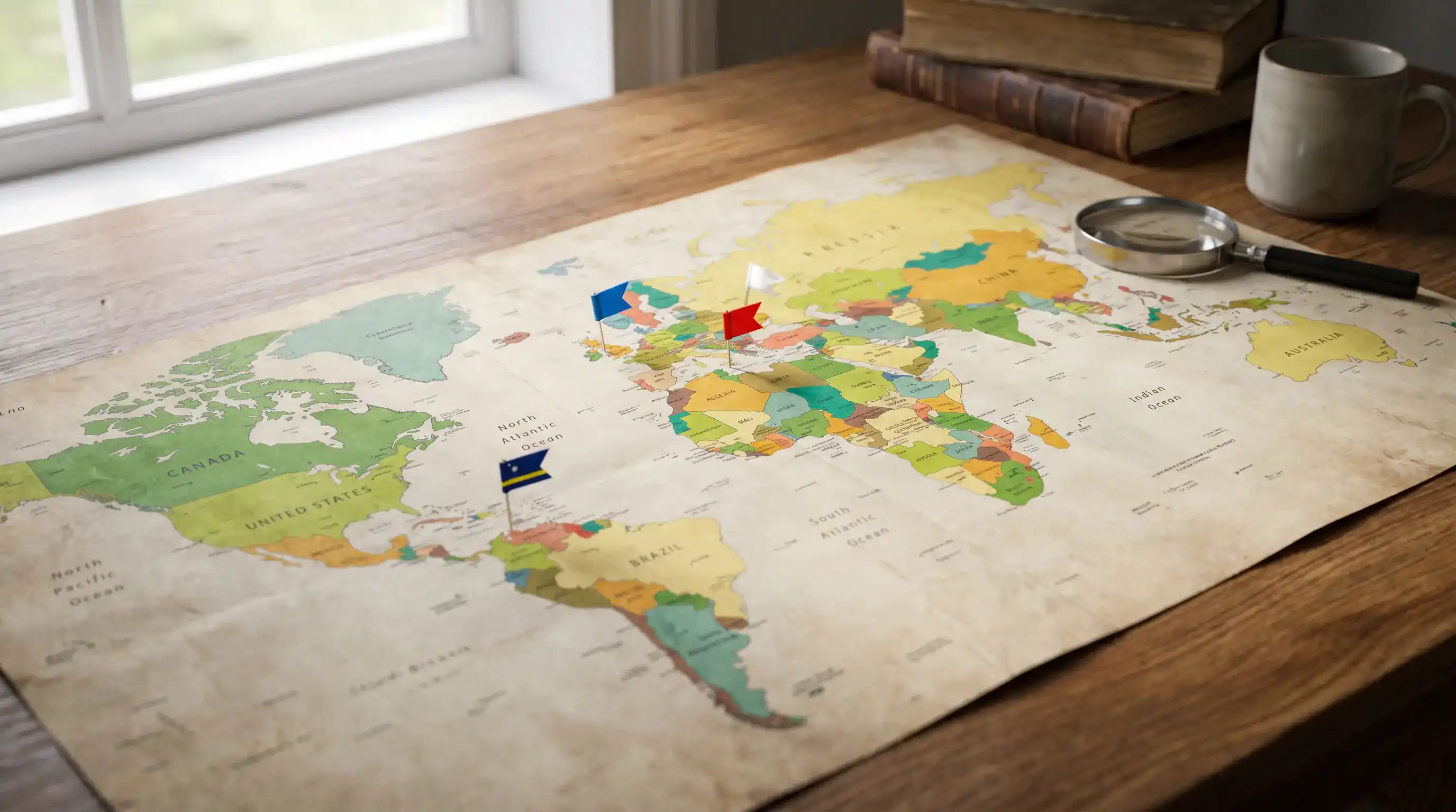 Mappa con i principali Paesi che rilasciano licenze di gioco online estere
