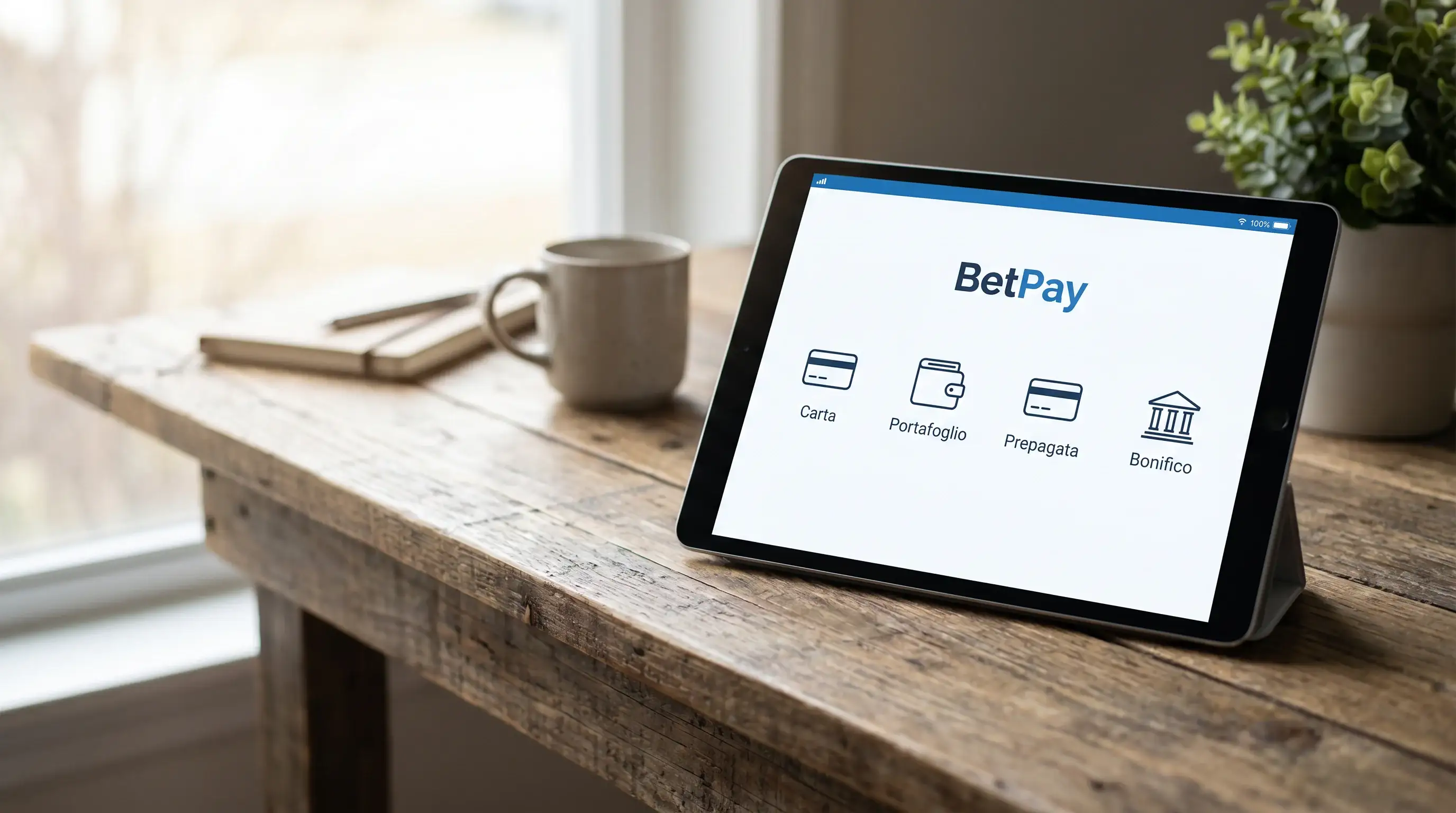 Schermata con i metodi di pagamento più utilizzati sui bookmaker italiani