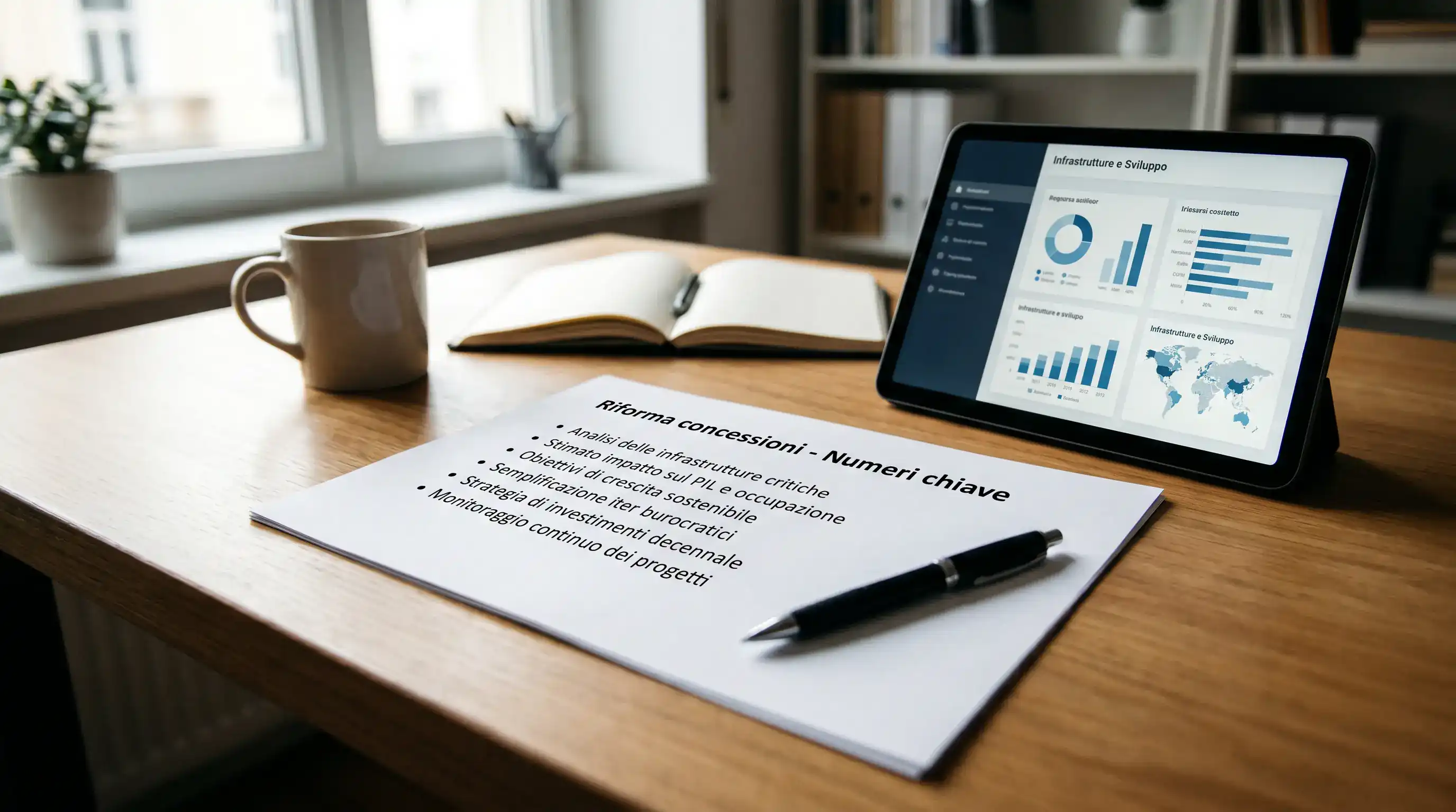 Documento riassuntivo con i principali numeri della riforma delle concessioni ADM