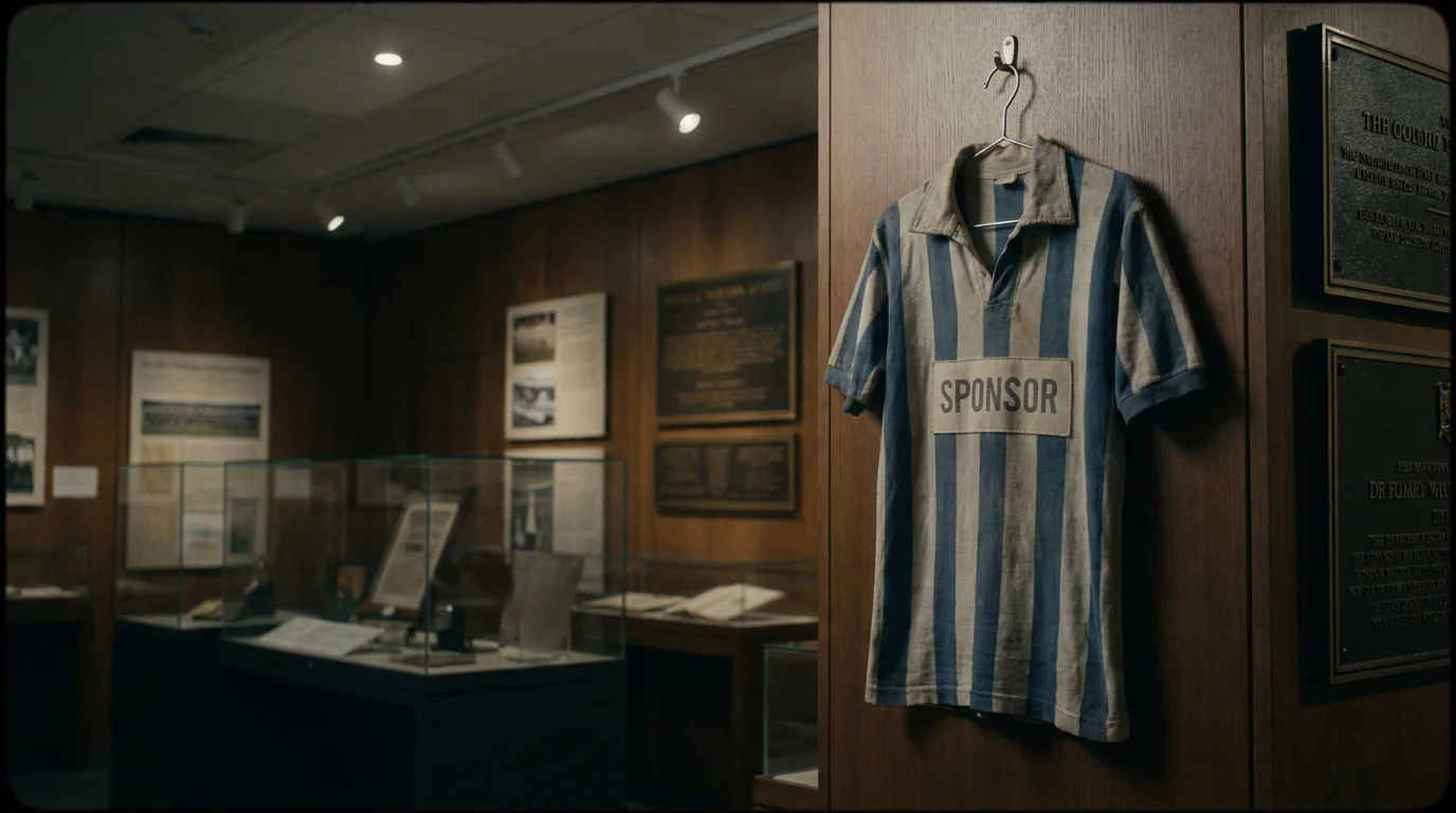 Foto d'archivio di una maglia di Serie A con uno sponsor di scommesse generico sul petto