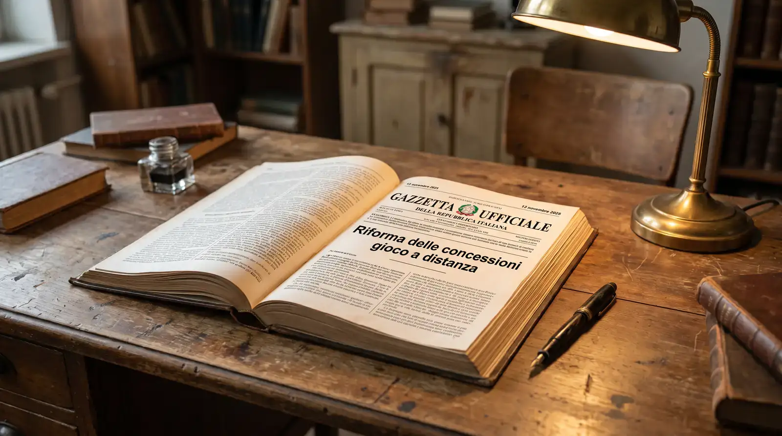 Documento ufficiale della riforma delle concessioni ADM entrata in vigore il 13 novembre 2025 per il gioco a distanza